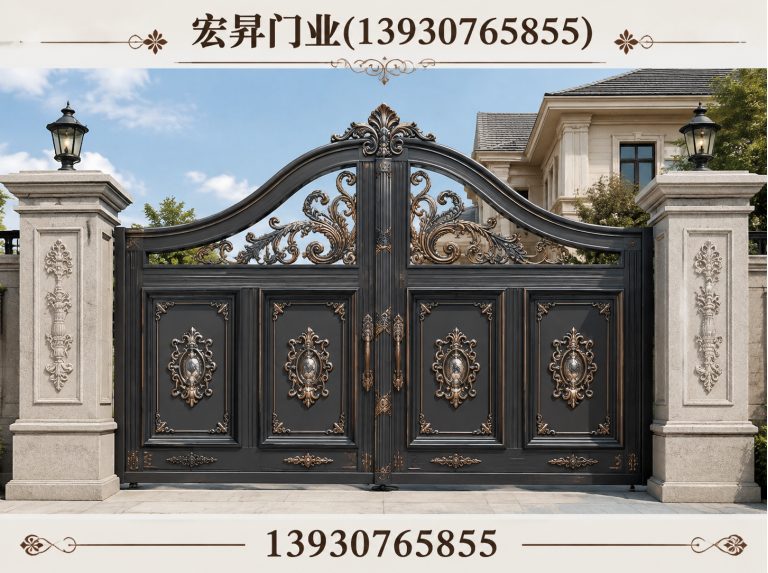 青县铸铝门展示图